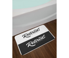 Retired Not Expired Bath Mat