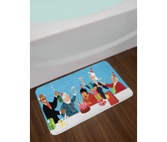 Cake Gifts Champagne Bath Mat