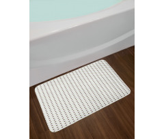 Squares on a String Bath Mat