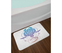 Geometry Animal Bath Mat