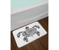 Hawaiian Maori Animal Bath Mat