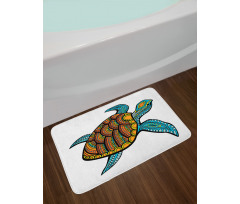 Tropical Pattern Bath Mat