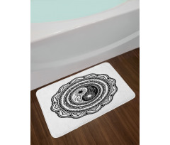 Folk Mandala Bath Mat