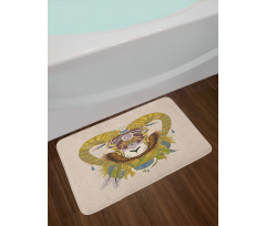 Animal Head Bath Mat