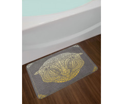 Ombre Floral Ornamental Bath Mat