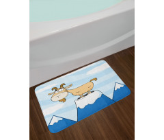 Doodle Goat Mountain Pick Bath Mat