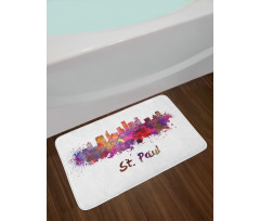 Saint Paul Skyline Bath Mat