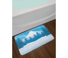 Mountain Forest Bath Mat