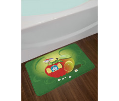 Bug with a Hat Bath Mat