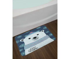 Xmas Portrait Noel Bath Mat