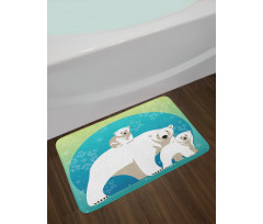 Noel Ice Land Family Bath Mat