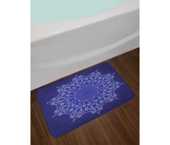 Floral Lacework Art Bath Mat