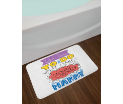 Make Your Soul Happy Bath Mat