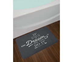 Wise Words Vintage Bath Mat