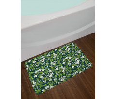 Awakening Floral Buds Bath Mat