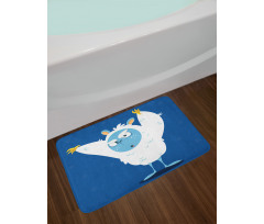 Wild Scary Yeti Costume Bath Mat