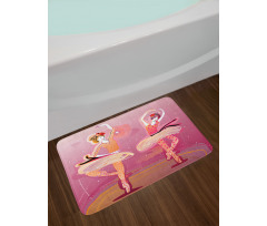 Colorful Dancers Perform Bath Mat