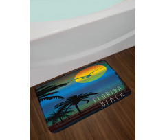 Dreamlike Sunset Shore Bath Mat