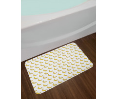 Doodle Exotic Bananas Bath Mat