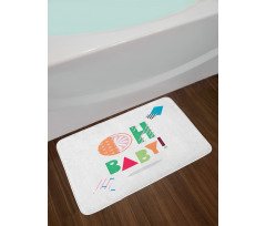 Flat Art Geometric Bath Mat