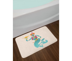 Genie with Magic Tool Bath Mat