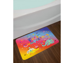 Feliz Cumpleanos Party Bath Mat