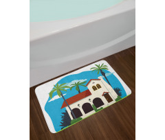 Cottage House Palms Bath Mat