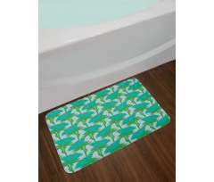 Exotic Florets Feng Shui Bath Mat