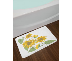 Bedding Plants Artwork Bath Mat