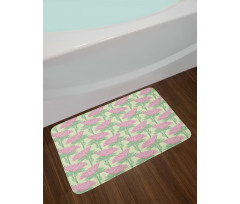 Lines and Strokes Design Bath Mat