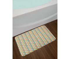 Summer Crowded Beach Bath Mat