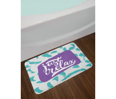 Calligraphic Message Bath Mat