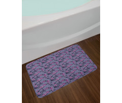 Nostalgic Garden Theme Bath Mat