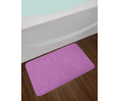 Curvy Floral Stems Bath Mat