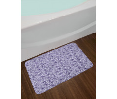 Delicate Flower Bouquet Bath Mat