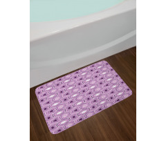 Ombre Geometric Art Bath Mat