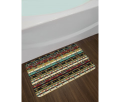 Theme Folkloric Motif Bath Mat