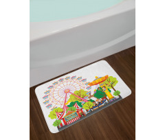 Carnival Tents Bath Mat