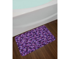 Triangle Mosaic Tile Bath Mat