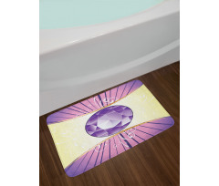 Flourish Gemstone Theme Bath Mat