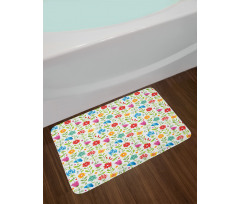 Garden Art Nature Revival Bath Mat