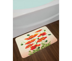 Flower Bouquet Arrangement Bath Mat