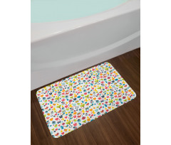 Cartoon Elements Birds Bath Mat