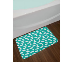 Funny Posing Wild Animal Bath Mat