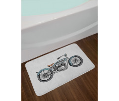 Off Road Bike Race Bath Mat