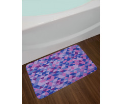 Triangles Low Poly Bath Mat