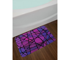 Amorphous Shapes Tile Bath Mat
