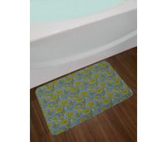 Circular Movement Dot Bath Mat