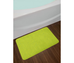 Vibrant Colored Curls Bath Mat