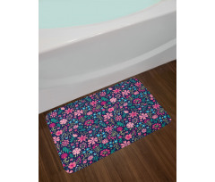 Vibrant Lily Bouquets Bath Mat